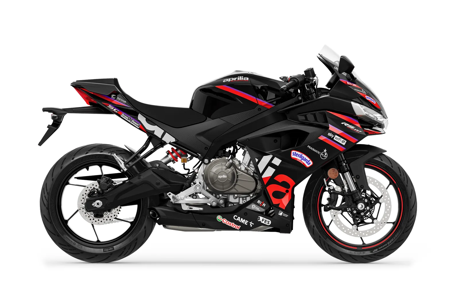 Aprilia RS 457 GP Replica 2026, fotografía oficial de estudio