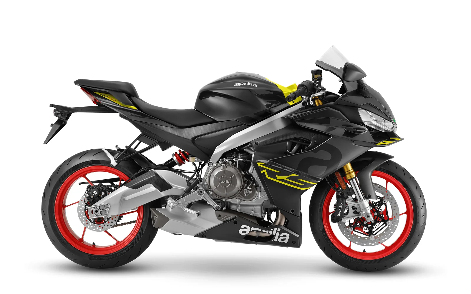 Aprilia RS 660 2025, fotografía oficial de estudio