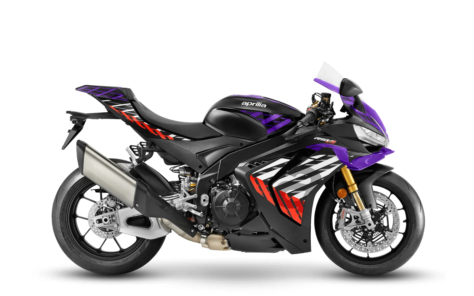 Aprilia RSV4 Factory 2026, fotografía oficial de estudio