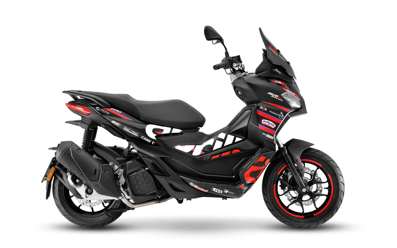 Aprilia SR GT Replica 200 2025, fotografía oficial de estudio