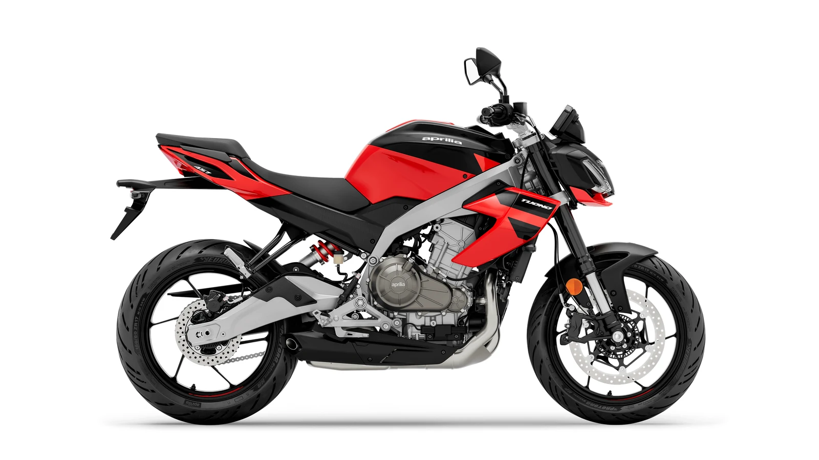 Aprilia Tuono 457, fotografía de estudio oficial