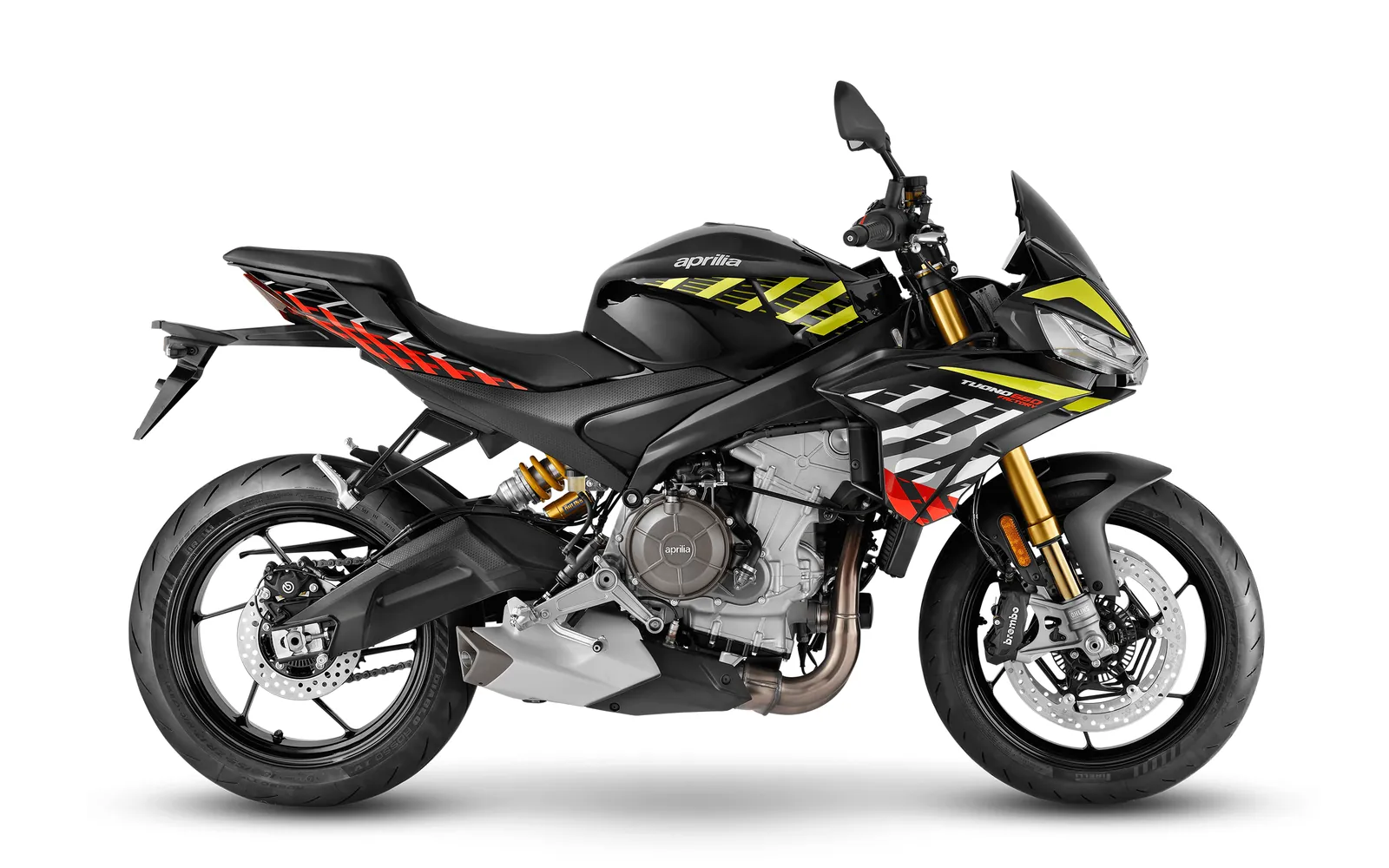 Aprilia Tuono 660 Factory 35 kW, fotografía oficial de estudio