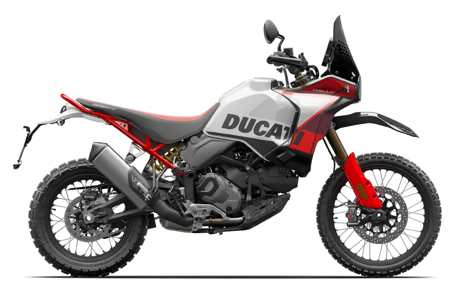 Ducati DesertX Rally 937, fotografía oficial de estudio
