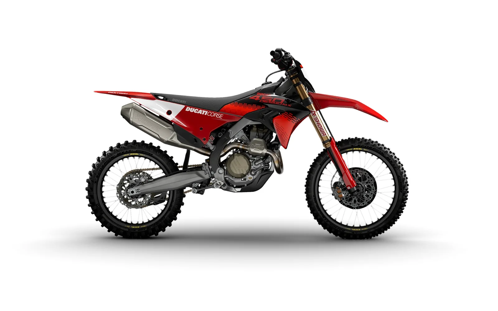 Ducati Desmo450 MX Factory, imagen oficial de catálogo