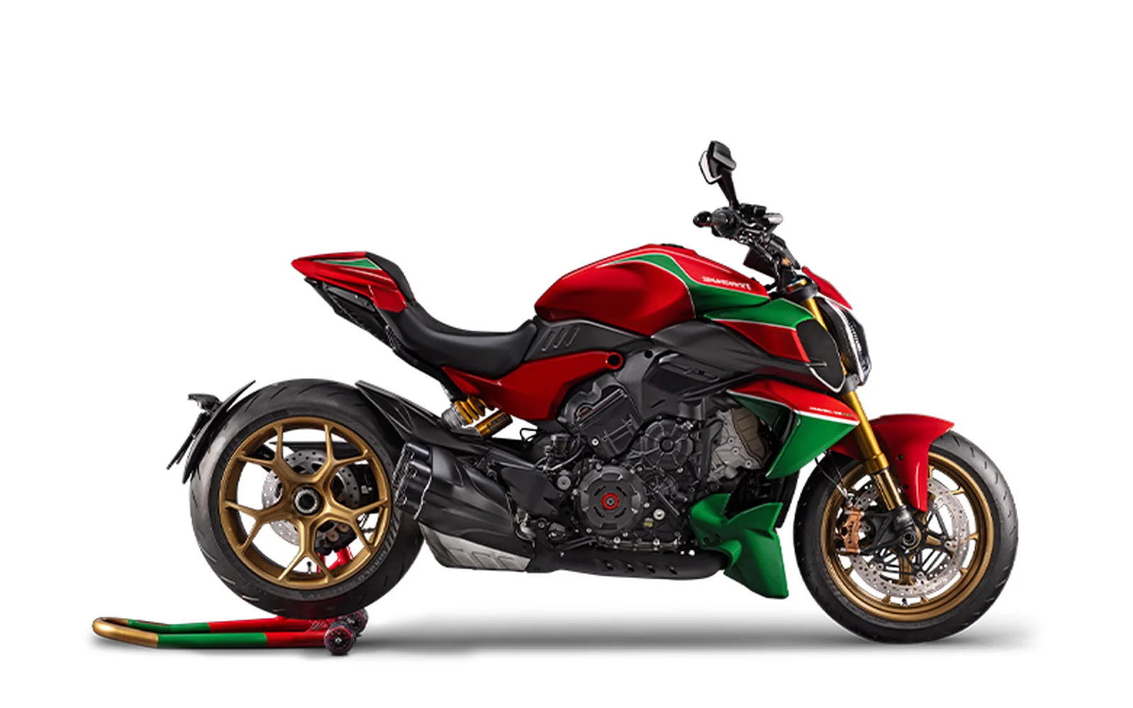 Ducati Diavel V4 RS 100, imagen oficial de catálogo