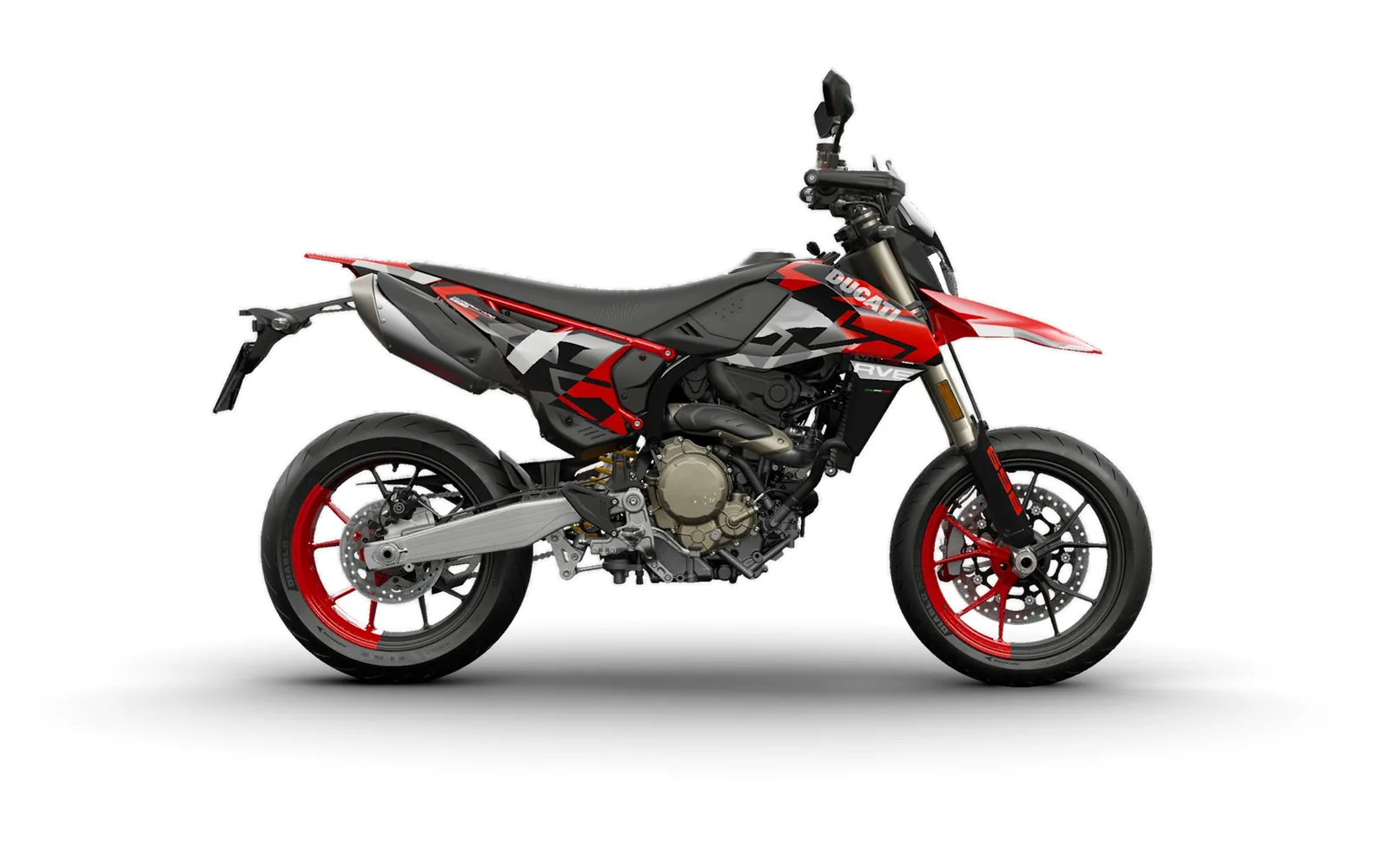 Ducati Hypermotard 698 Mono RVE, fotografía oficial de estudio