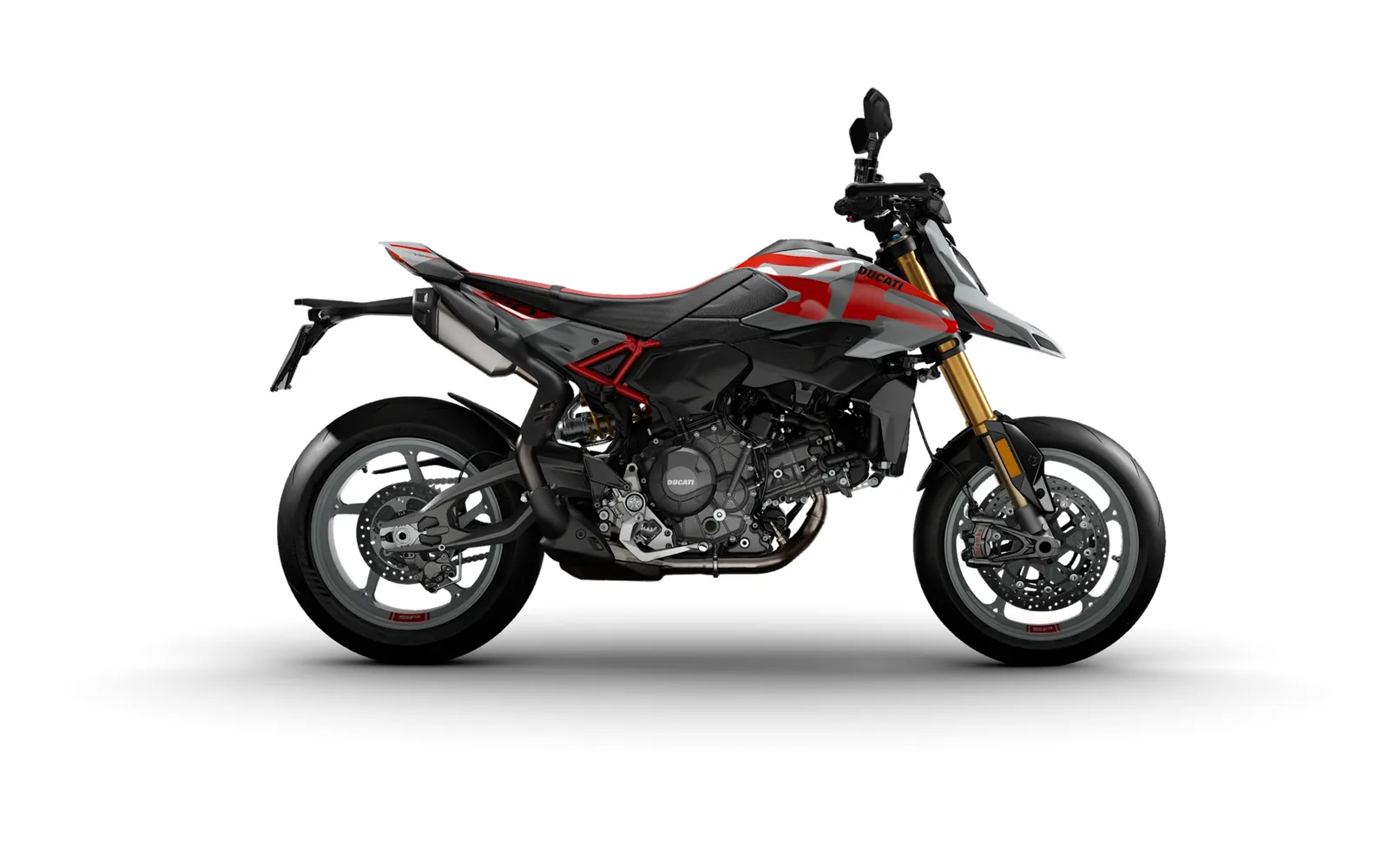 Ducati Hypermotard V2 SP, fotografía oficial de estudio