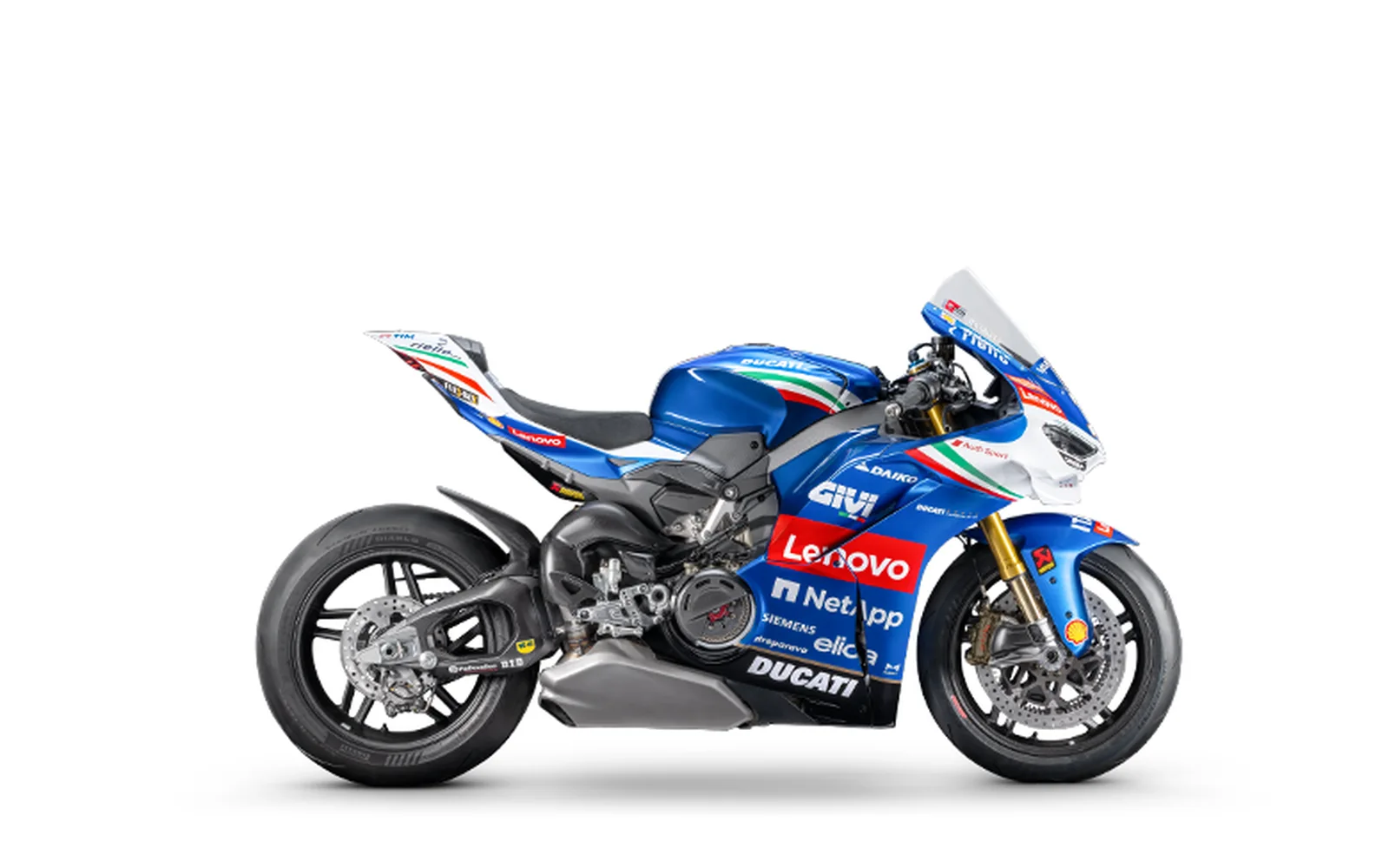 Ducati Panigale V4 Tricolore Italia, imagen oficial de catálogo