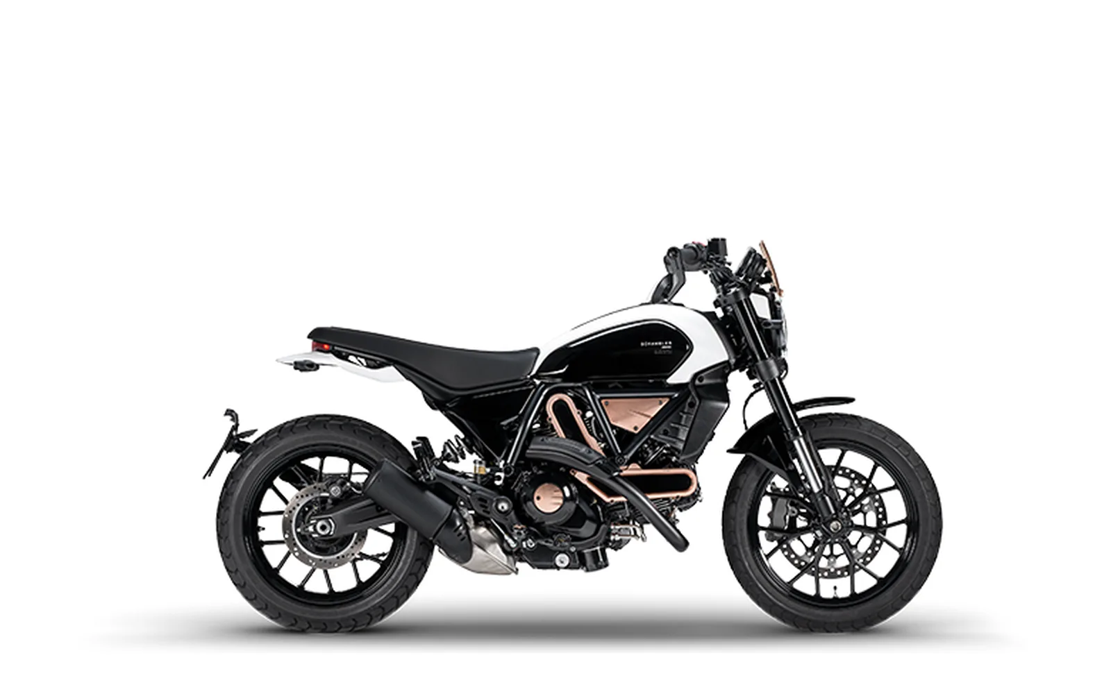 Ducati Scrambler 10° Anniversario Rizoma Edition, imagen oficial de catálogo