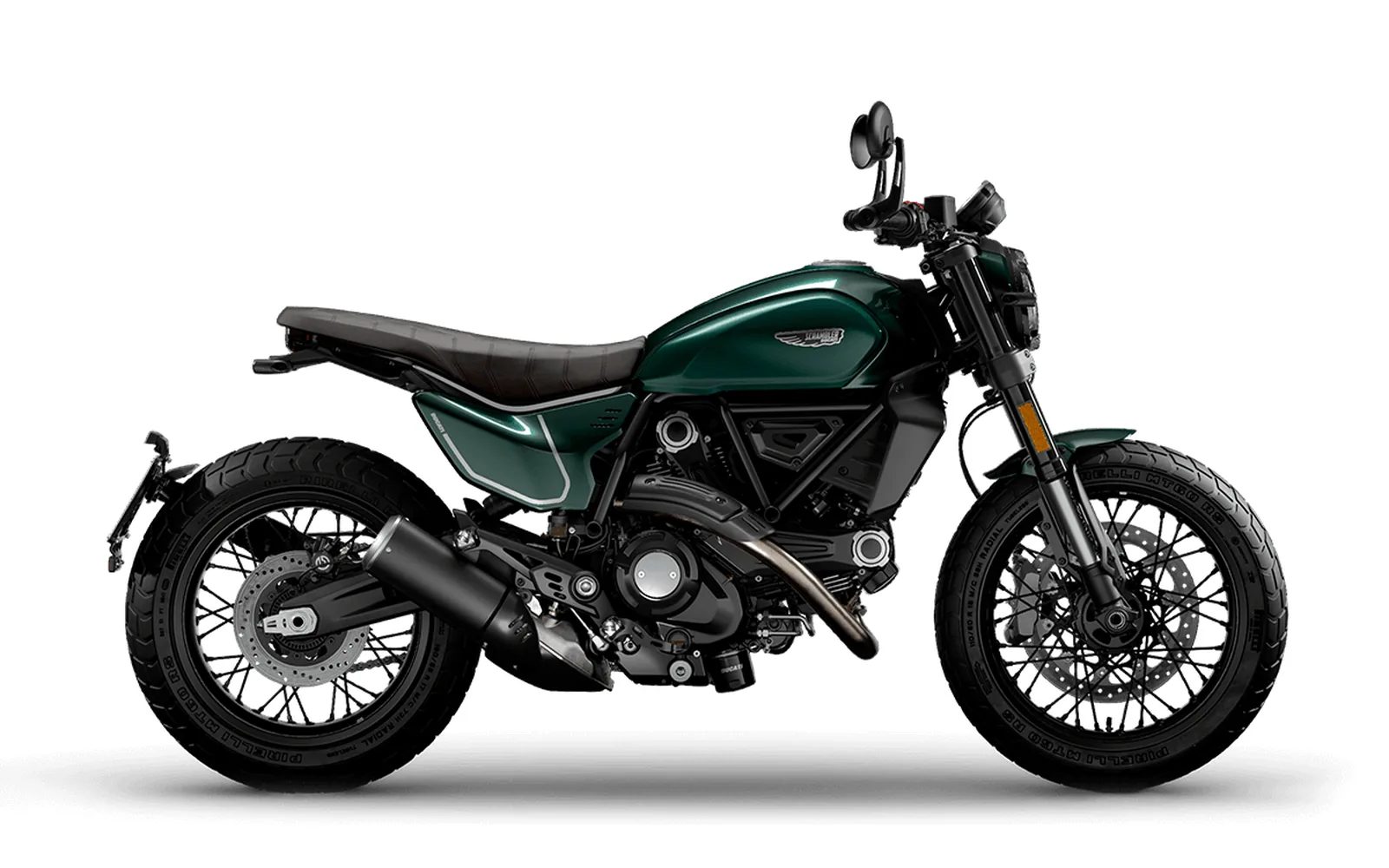 Ducati Scrambler Nightshift, fotografía oficial de estudio