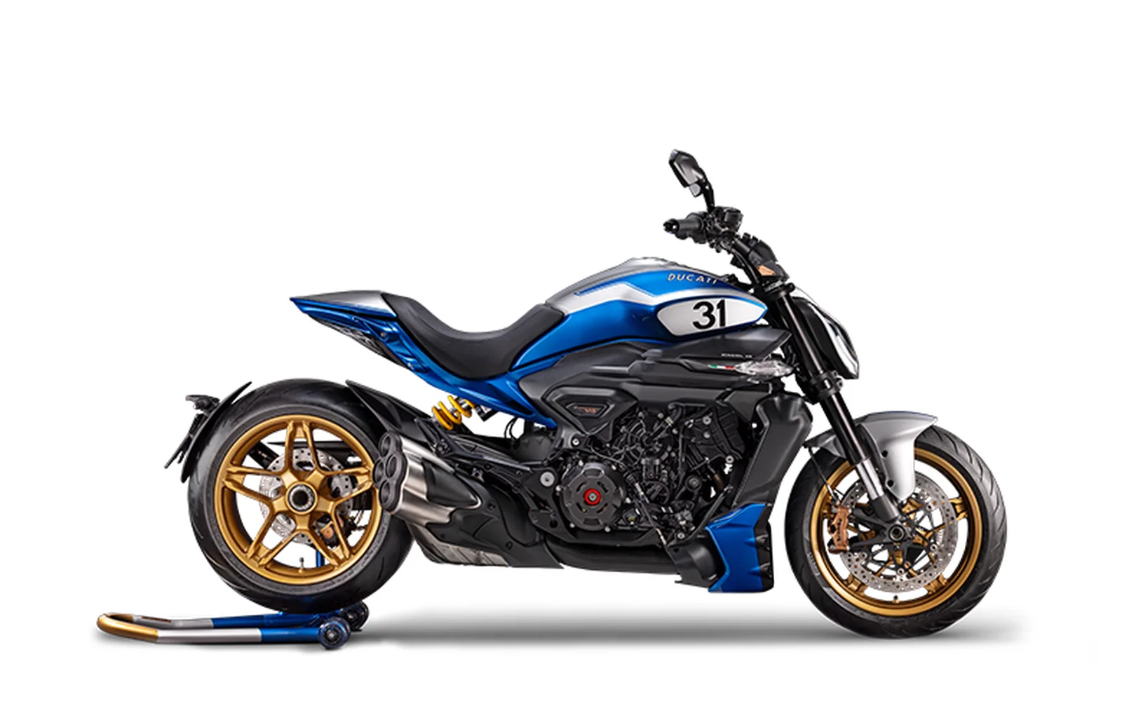 Ducati XDiavel V4 100, imagen oficial de catálogo