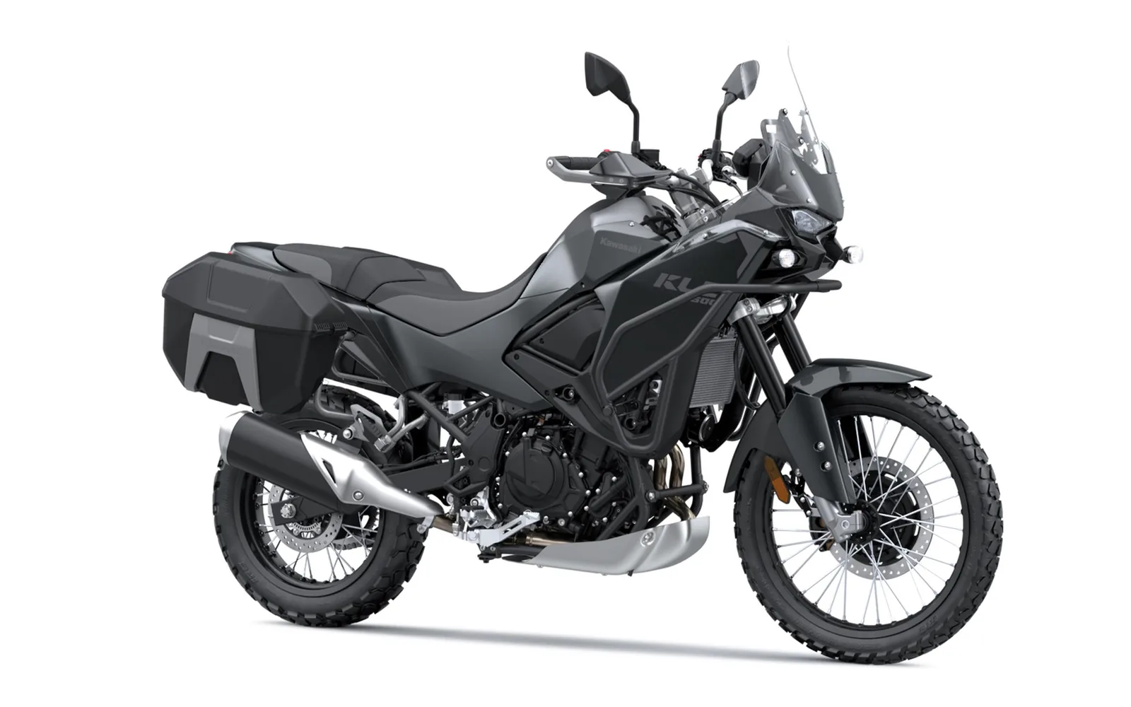 Kawasaki KLE500 Adventure Tourer MY26, fotografía oficial