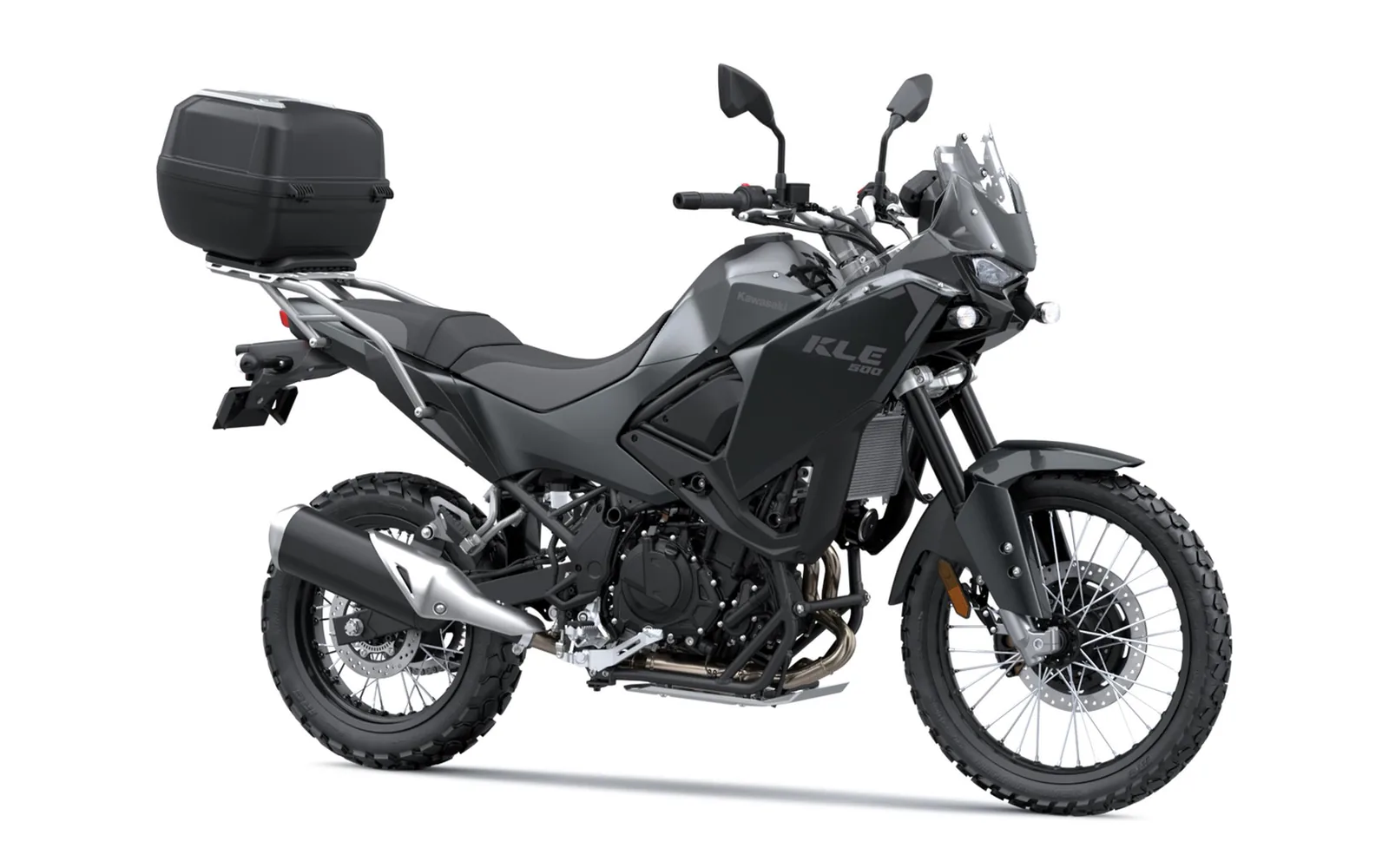 Kawasaki KLE500 Top Case MY26, fotografía oficial