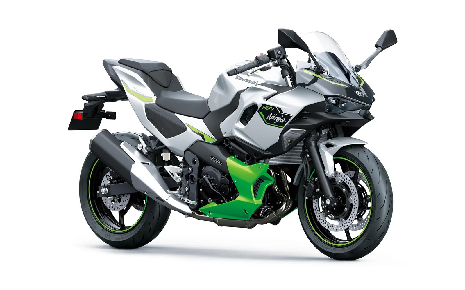 Kawasaki Ninja 7 Hybrid modelo 2024, fotografía oficial