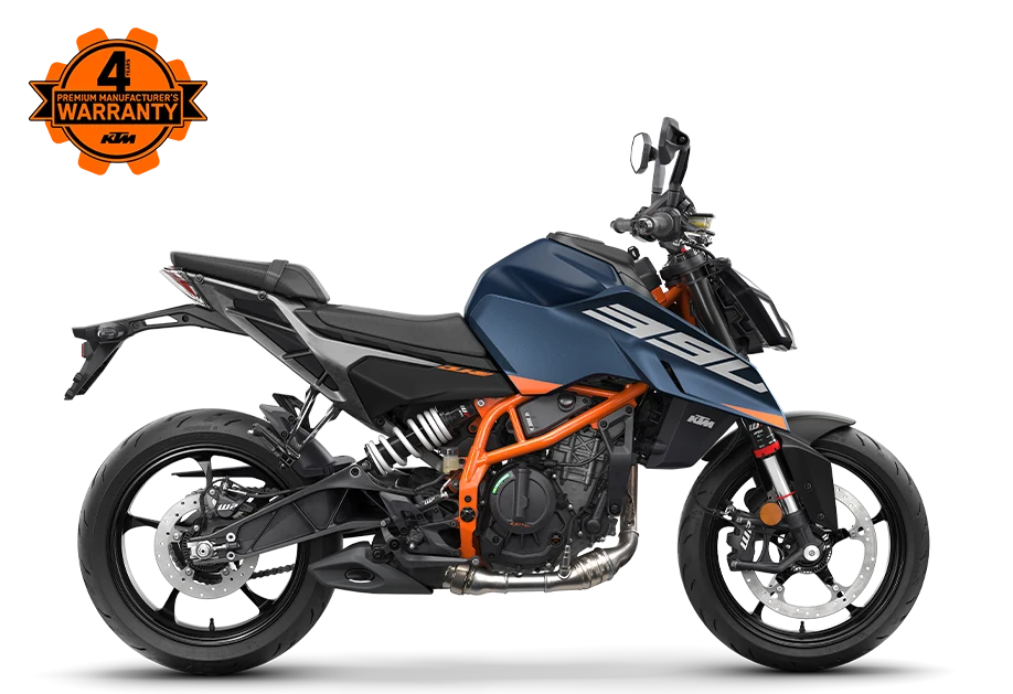 KTM 390 Duke 2026, fotografía de estudio oficial