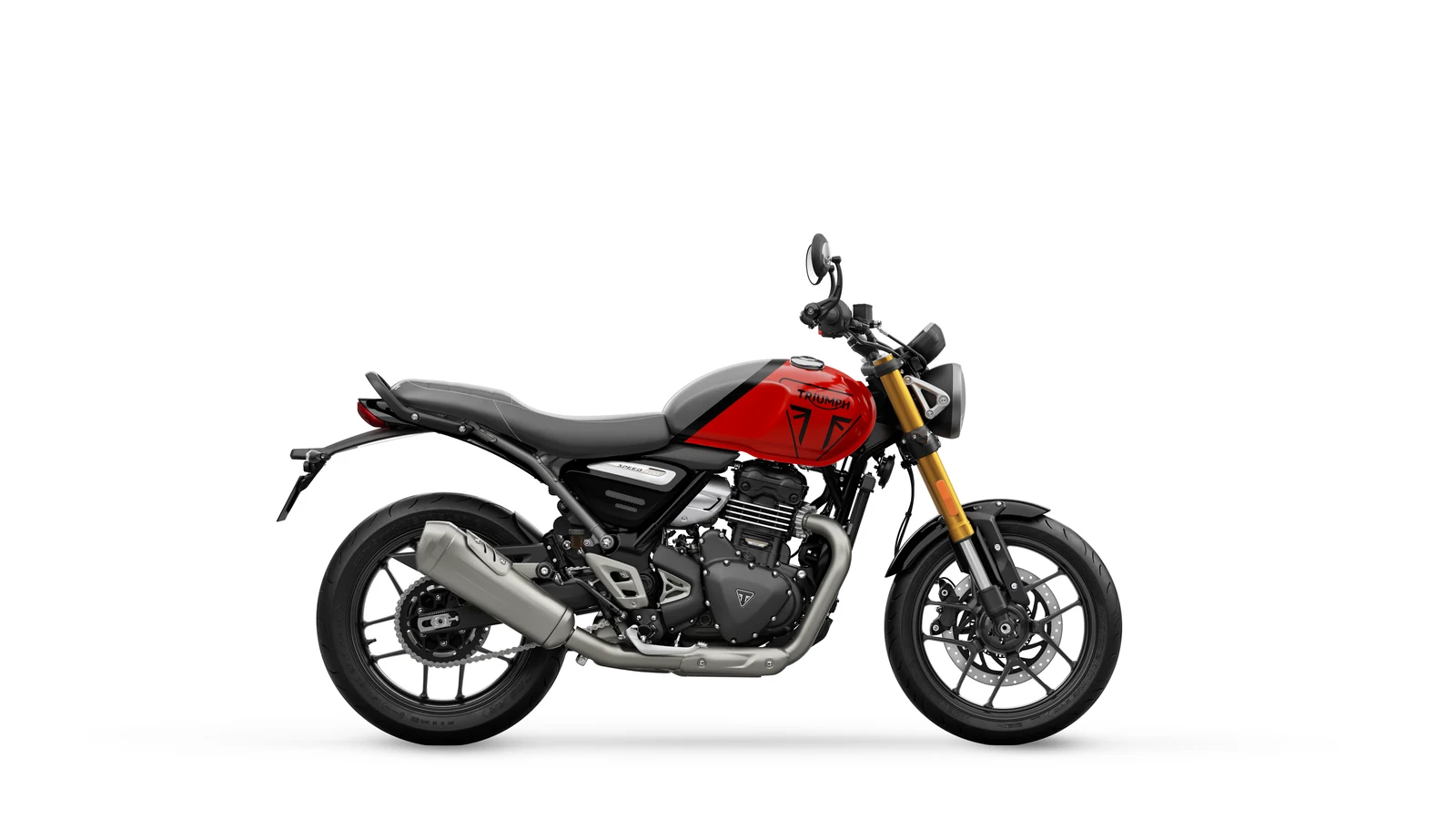 Triumph Speed 400, fotografía de estudio oficial