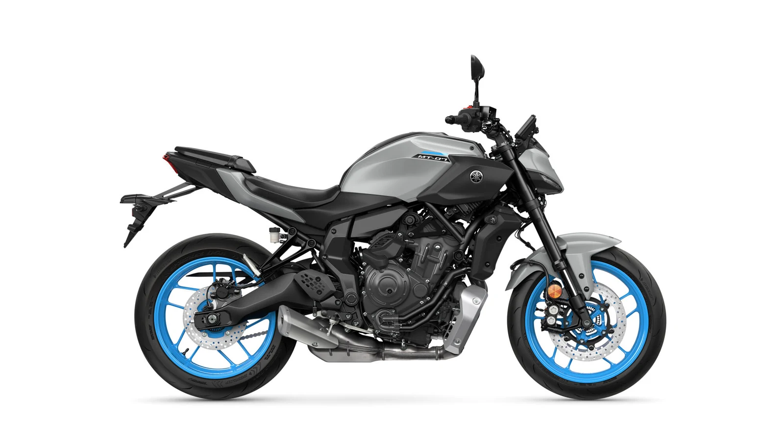 Yamaha MT-07 Y-AMT 2025, fotografía de estudio oficial