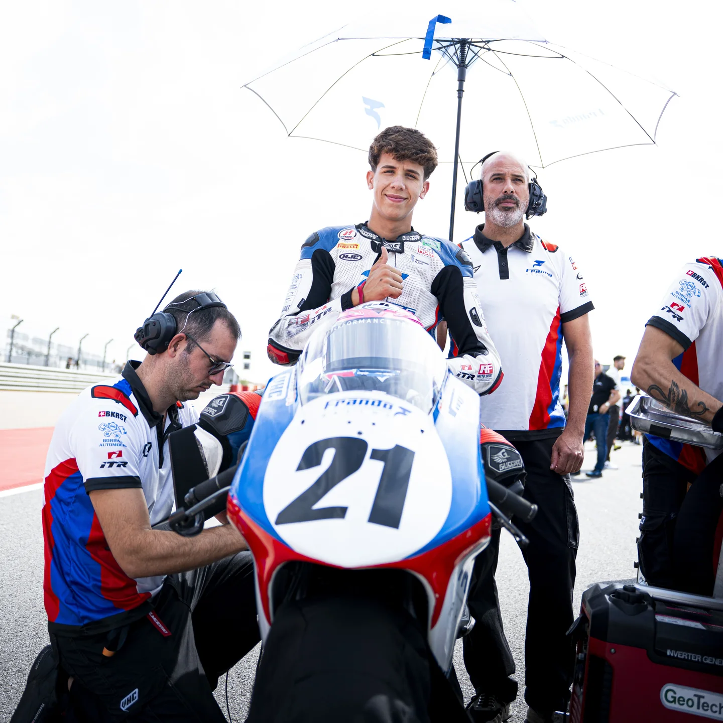 Imagen de David Sánchez difundida por el Circuito de Jerez en la información del 13 de octubre de 2026. Alcanzó la final de selección, pero no obtuvo plaza en la Rookies Cup 2027.