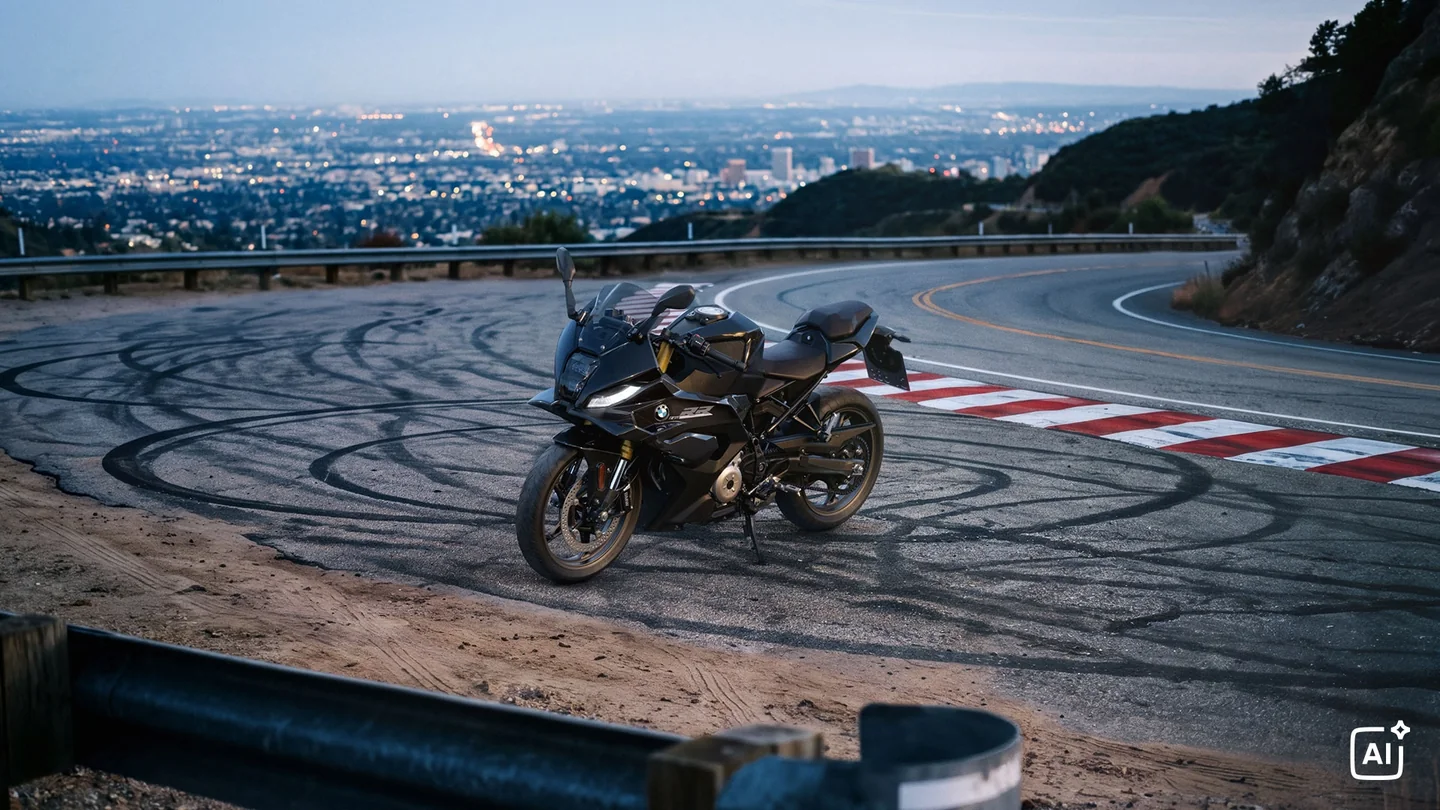 BMW F 450 RR, imagen promocional oficial marcada como IA por BMW Motorrad; no es una fotografía de una prueba de conducción.
