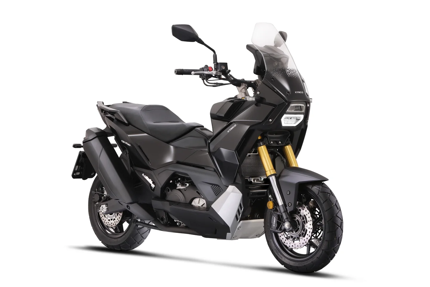 KYMCO CV-X45 en una imagen de prensa de la marca, previa a su presentación europea en EICMA 2026.