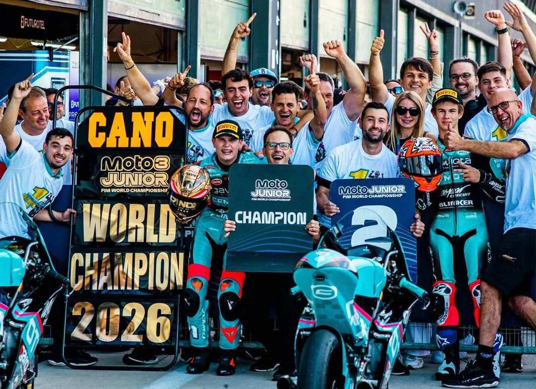Carlos Cano conquista Moto3 Junior en Misano; Bujosa firma el doblete