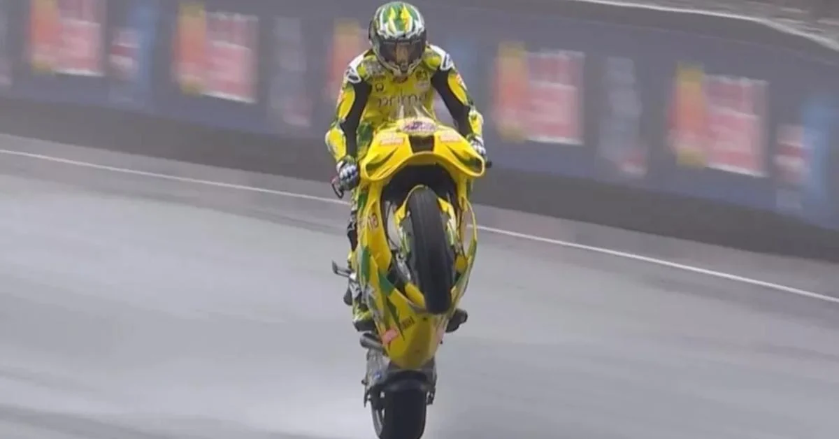 Jack Miller en la imagen difundida por Todocircuito sobre la despedida de Phillip Island tras la cancelación.