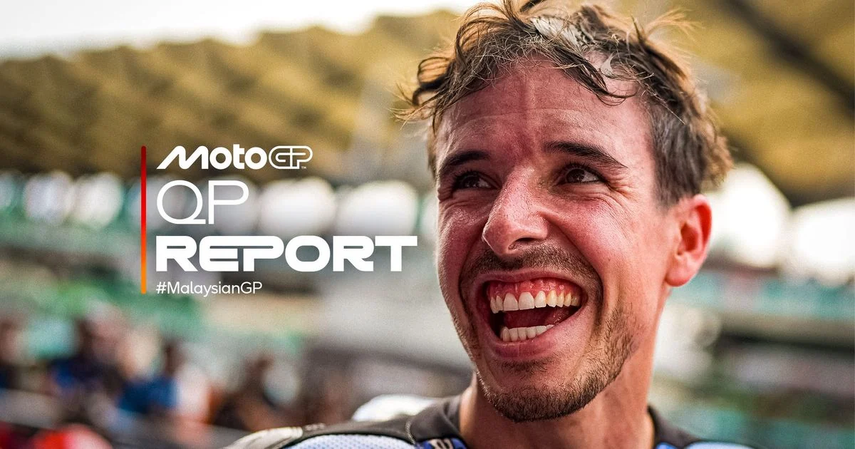 Imagen oficial de la clasificación de MotoGP del GP de Malasia de 2026.